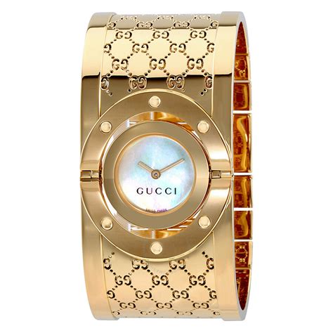 gucci diamond watch ladies|gucci bangle watches ladies.